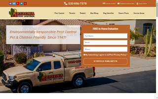 Arizona Pest Control website