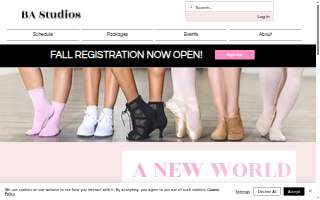 BA Studios website