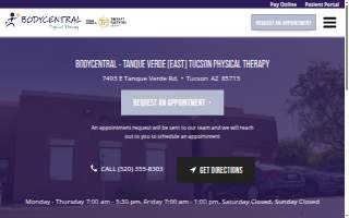 Bodycentral Physical Therapy - Tucson & East Tucson & Athlete Performance Center website