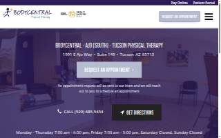 Bodycentral Physical Therapy - Tucson & Ultimate Sports Asylum Physical Therapy website