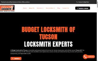Budget Locksmith of Tucson website