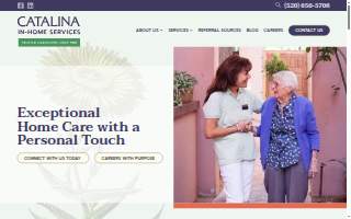 Catalina In-Home Services website