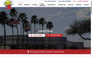 Desert Hues Painting website