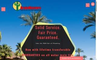 DrainMasters Plumbing & Drain Service website