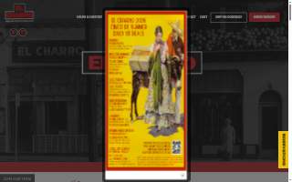 El Charro Catering website