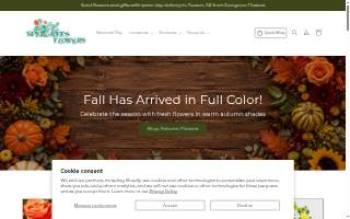 Evergreen Flowers website