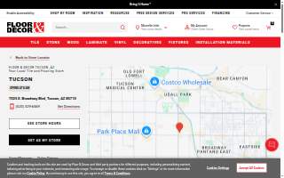 Floor & Decor of Tucson website