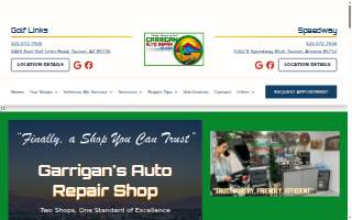 Garrigan's Auto Repair Shop website