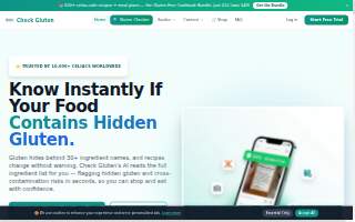 gluten-free restaurant website