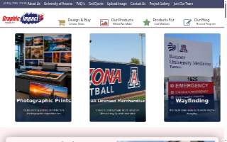 Graphic Impact website