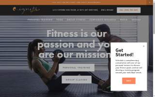 Ignite Fitness Tucson website