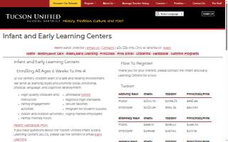 Infant and Early Learning Center At Brichta website