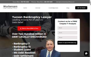 Mortensen Law Offices website