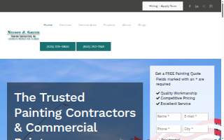 Nelson J. Greer Painting Contractors, Inc. - Commercial Painting website