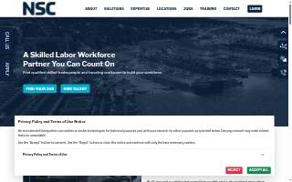 NSC Staffing of Tucson website