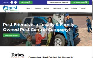 Pest Friends website