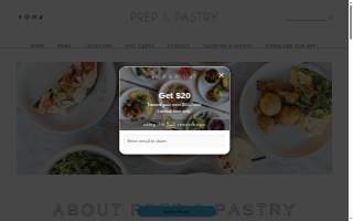 Prep & Pastry website