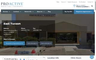 ProActive Physical Therapy website