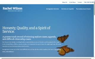 Rachel Wilson Law of Tucson website