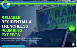 Ram Plumbing, Inc. website
