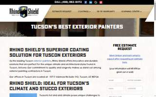 Rhino Shield of Tucson website