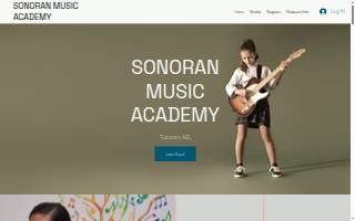 Sonoran Music Academy of Tucson website