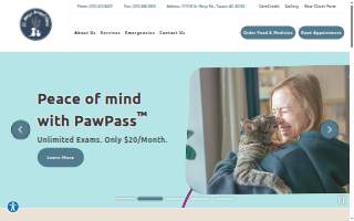 St. Marys Animal Clinic website