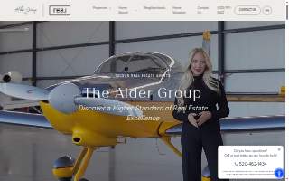 The Alder Group website
