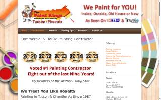 The Paint Kings website
