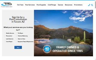 Tucson Pool & Spa website