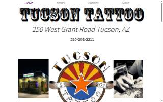 Tucson Tattoo website