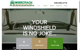 Wisecrack Auto Glass website