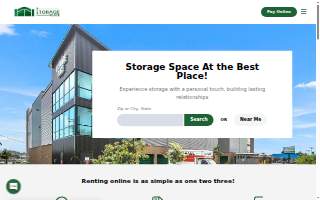 A Storage Place website