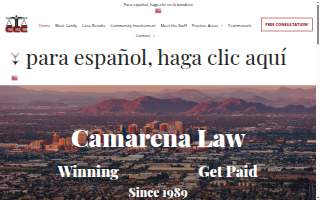 Camarena Law website