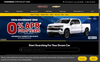 Chapman Chevrolet GMC website