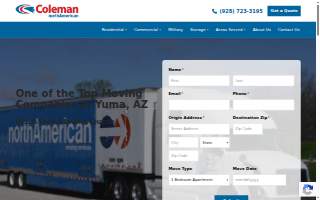 Coleman northAmerican website