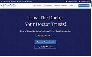 Cook Orthodontics website