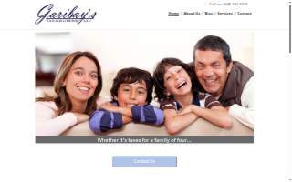Garibay's Tax Solutions website