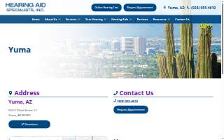 Hearing Aid Specialists website