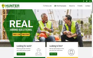 Hunter Employment website