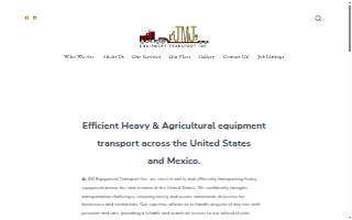JMJ Equipment Transport Inc website