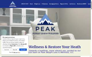 Peak Weight Loss & Wellness LLC of Yuma website