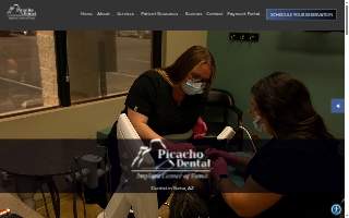 Picacho Dental website