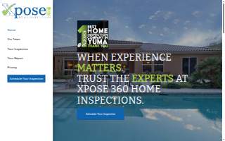 Xpose 360 Home Inspections of Yuma website