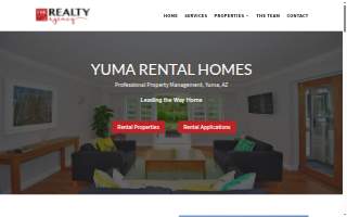 Yuma Rental Homes website
