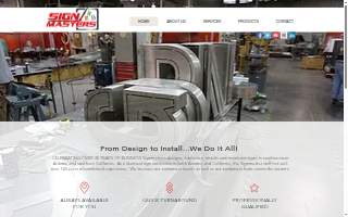 Yuma SignMasters website