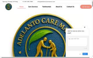 Adelanto Care Manor website