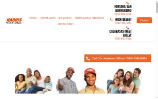 Harris Termite & Pest Control website