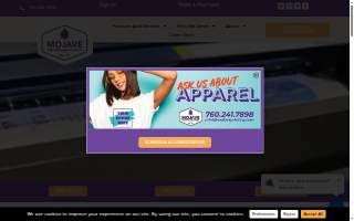 Mojave Printing Solutions of Adelanto website