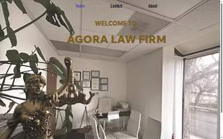 Agora Law Firm website
